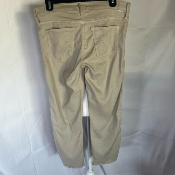 MOTHER Jeans The Rascal Fray Painted Ladies Collection in Putty (tan) Size 29 - Picture 5 of 11